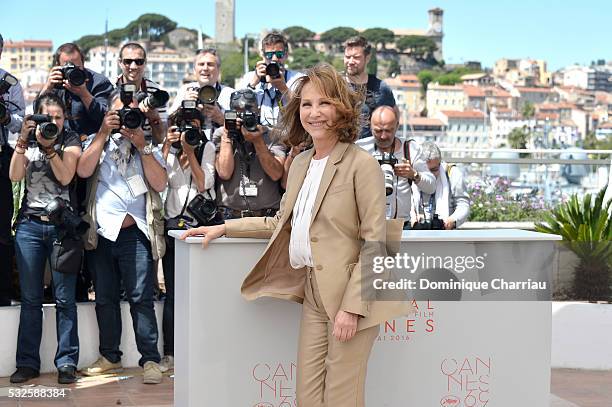 Nathalie Baye attends the "It's Only The End Of The World " Photocall during the 69th annual Cannes Film Festival at the Palais des Festivals on May...