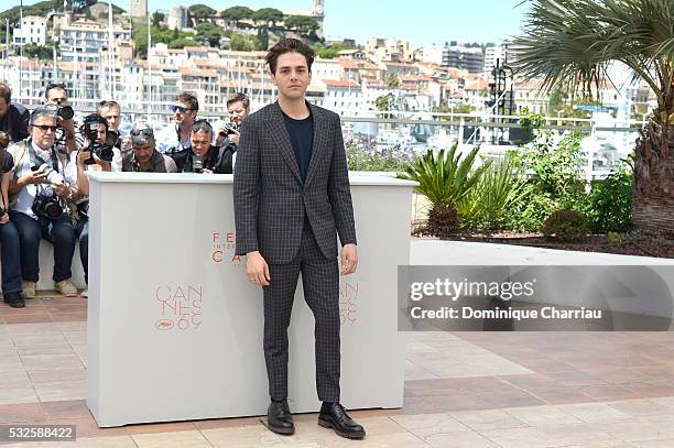 Xavier Dolan attends the "It's Only The End Of The World " Photocall during the 69th annual Cannes Film Festival at the Palais des Festivals on May...