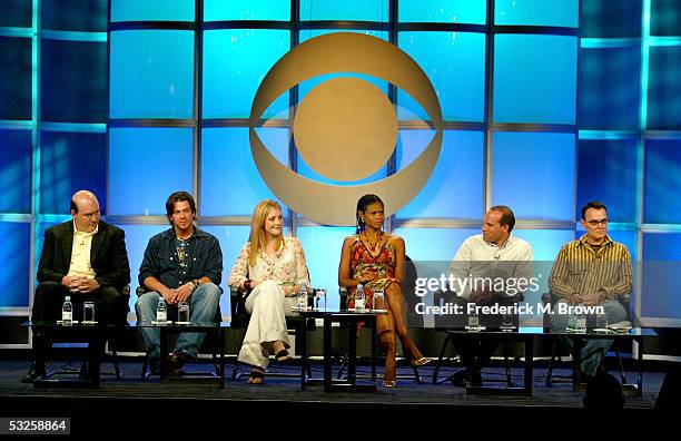 Actors John Carroll Lynch, Christian Kane, actresses Jennifer Finnigan, Kimberly Elise, Executive Producers Jonathan Littman and Jim Leonard attend...