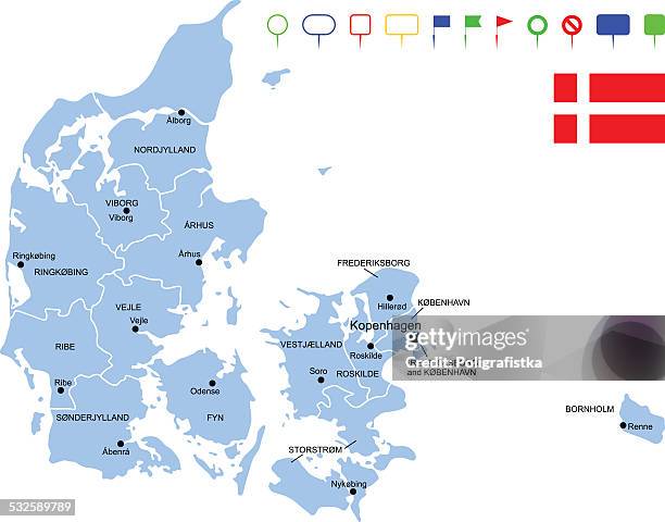 Jutland Peninsula Europe Map Map Of Denmark Cities And Roads GIS Map Of Denmark 