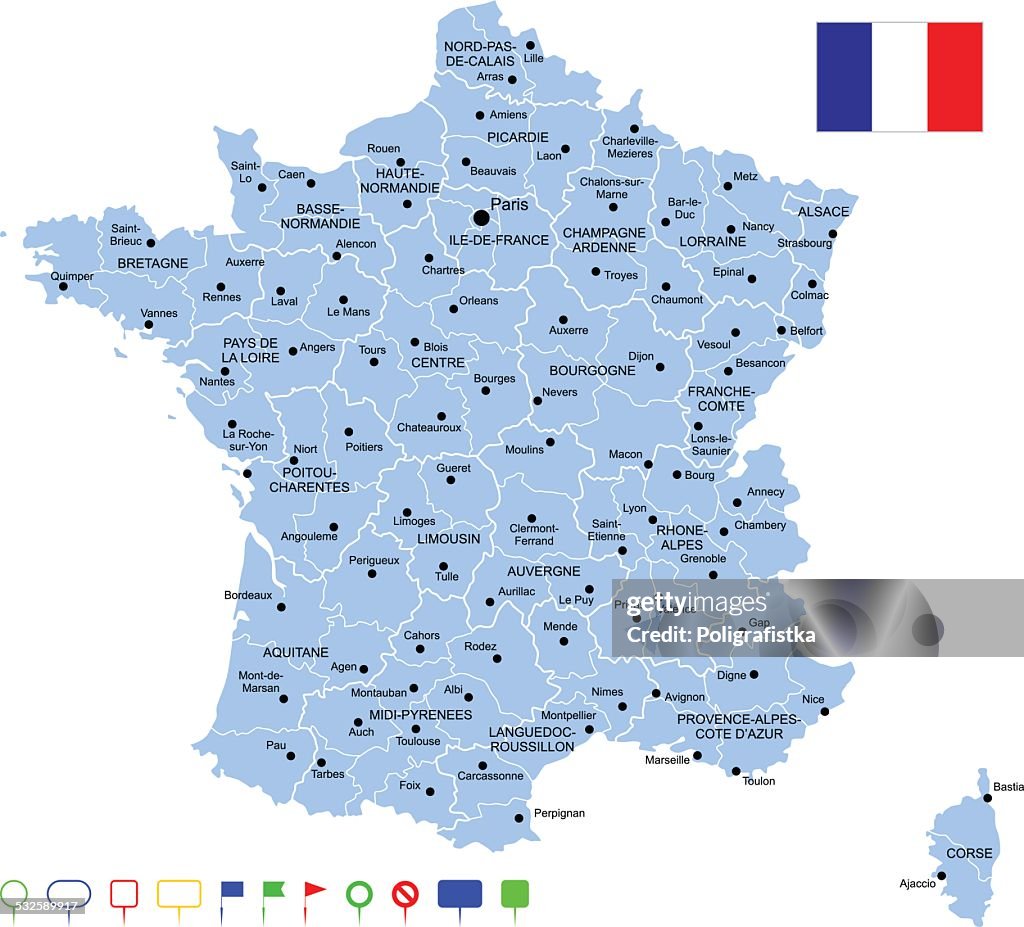 Map of France