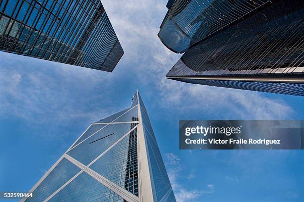 June 2008, Hong Kong, China --- Bank of China Tower, designed by Chinese-American architect I.M. Pei, Citibank Plaza or the Asia Pacific Finance...