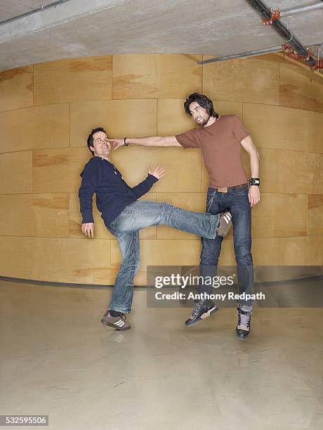 friends play fighting - crotch stock pictures, royalty-free photos & images