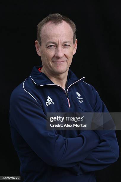 Team GB table Tennis head coach Alan Cooke during the Announcement of Table Tennis Athletes Named in Team GB for the Rio 2016 Olympic Games at...