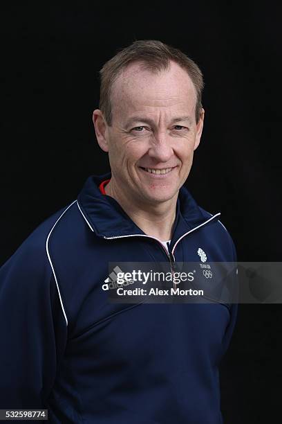 Team GB table Tennis head coach Alan Cooke during the Announcement of Table Tennis Athletes Named in Team GB for the Rio 2016 Olympic Games at...