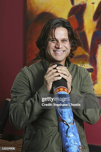 Singer Jon Stevens poses for a photograph July 15, 2005 in Sydney, Australia