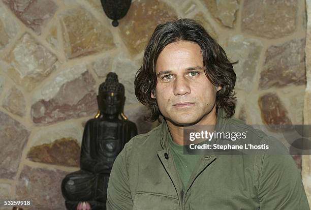 Singer Jon Stevens poses for a photograph July 15, 2005 in Sydney, Australia