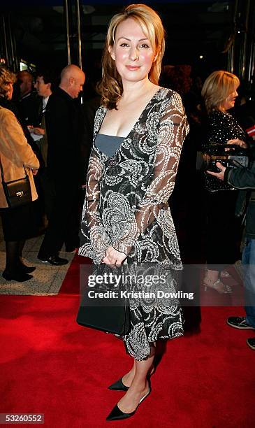 Actress Lisa McCune walks the red carpet at the World Premiere of Little Fish as part of the opening of the Melbourne International Film Festival at...