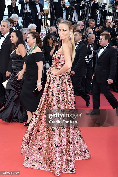 Natasha Poly attends the 'Julieta' premiere during the 69th annual Cannes Film Festival at the Palais des Festivals on May 17, 2016 in Cannes, France.