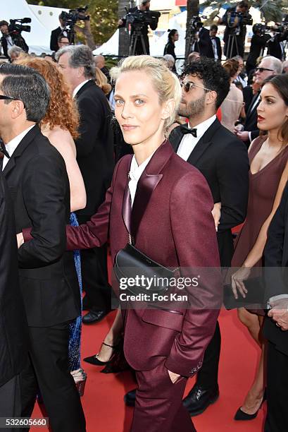 Aymeline Valade attends the 'Julieta' premiere during the 69th annual Cannes Film Festival at the Palais des Festivals on May 17, 2016 in Cannes,...