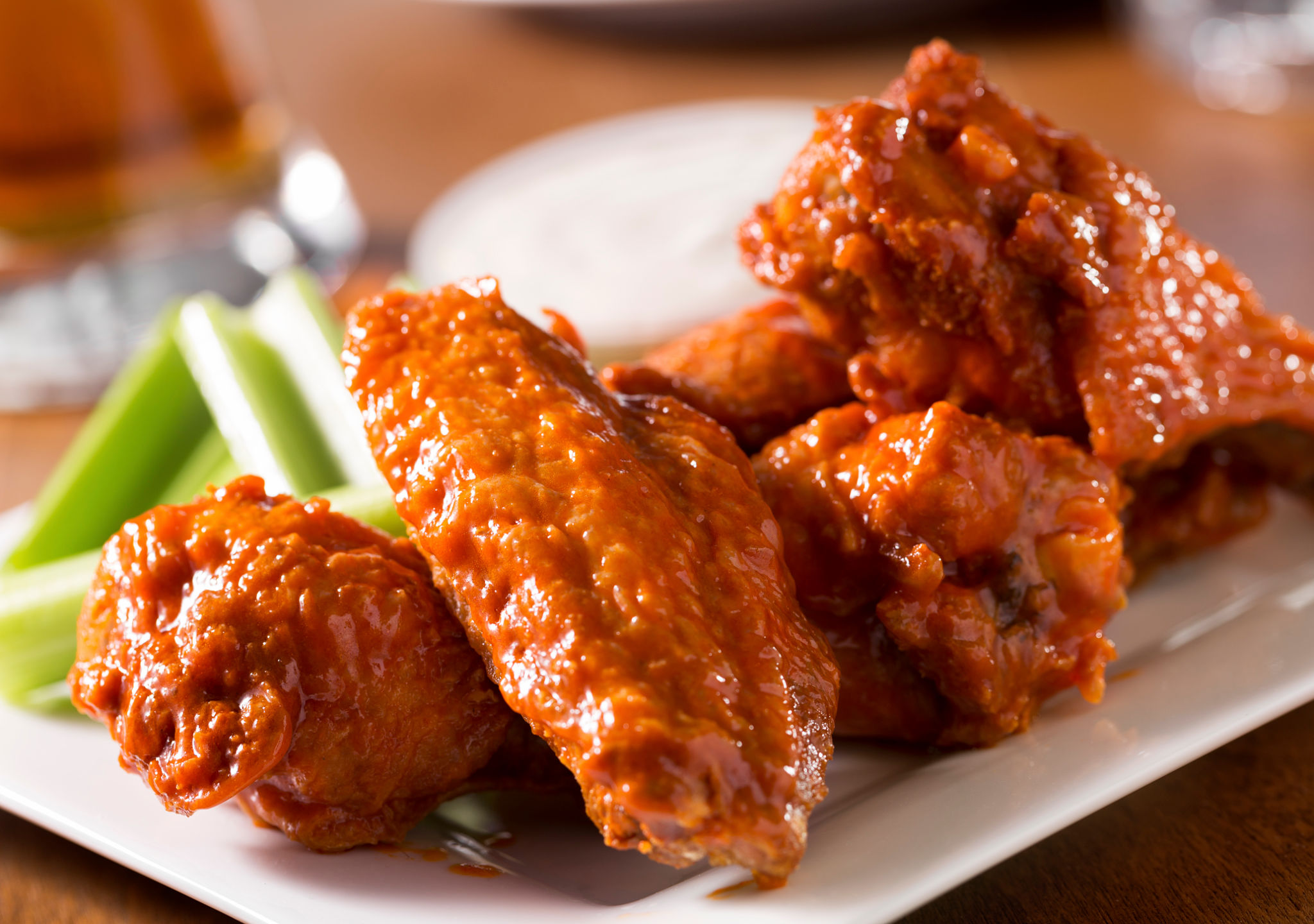 buffalo wings and drinks