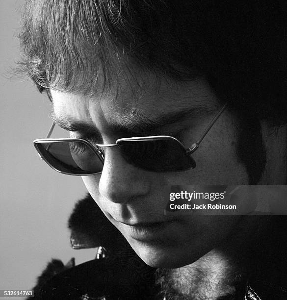 Portrait of musician Elton John, 1970.