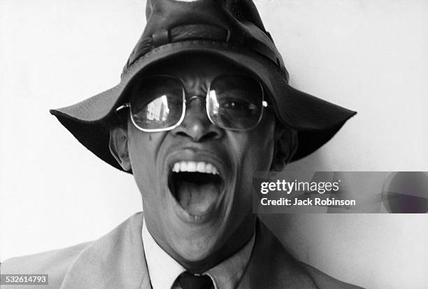 Portrait of musician Hugh Masekela, late 1960s or early 1970s.