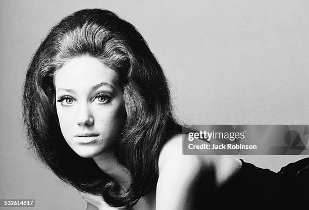 Portrait of the actress and model Marisa Berenson, late 1960s or early 1970s.