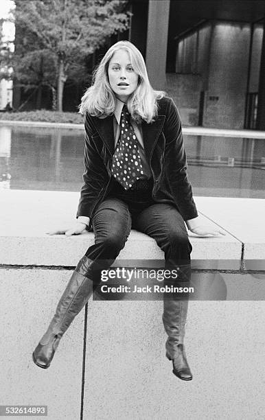 Portrait of actress Cybill Shepherd, New York, 1971.