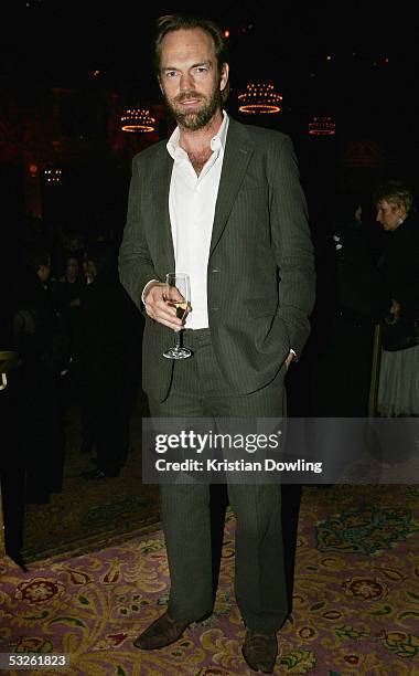 Actor Hugo Weaving poses at the Gala Opening Night Party as part of the opening of the Melbourne International Film Festival at the Regent Plaza...