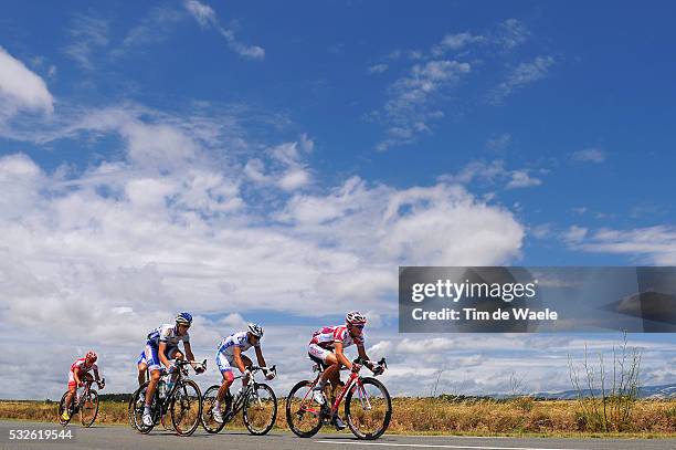 98th Tour de France 2011 / Stage 15 Illustration Illustratie / DELAGE Mickael / DUMOULIN Samuel / IGNATYEV Mikhail / QDELAPLACE Anthony / Landscape...