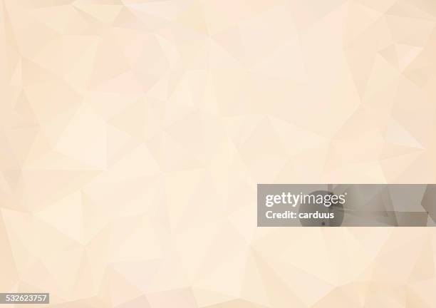 abstract polygonal background - beige texture background stock illustrations