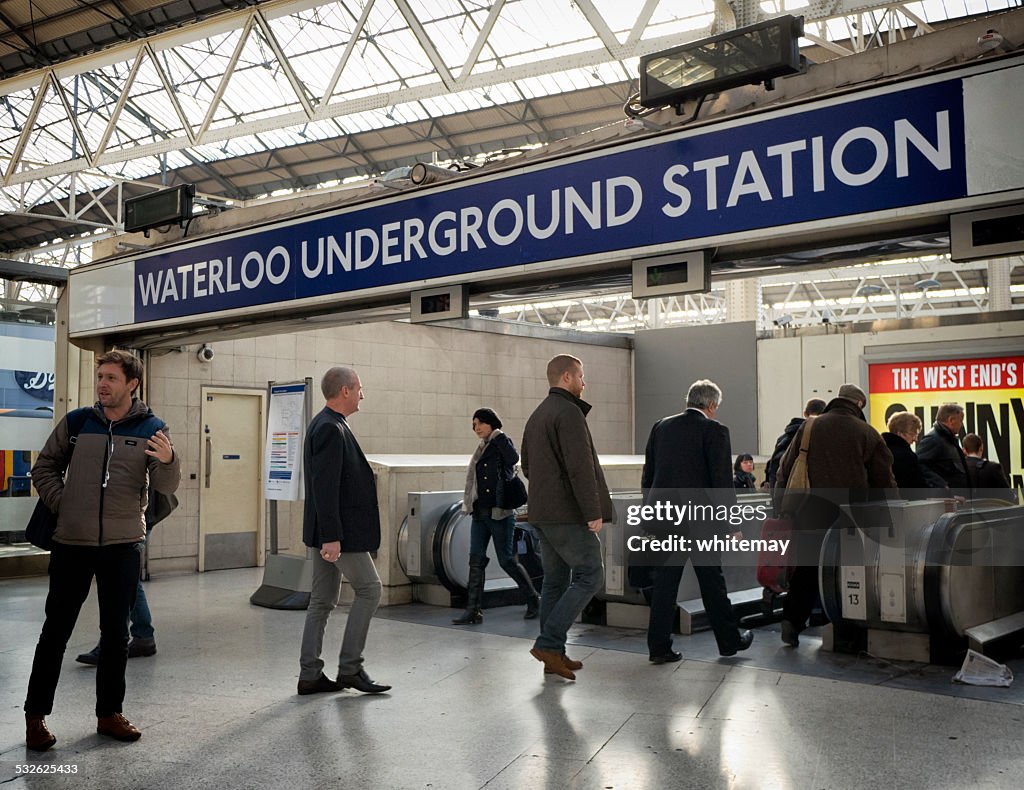 Aufzüge im U-Bahnhof Waterloo