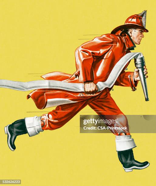Firemen Running 1,623 Fireman Running Stock Photos, High-Res Pictures, and Images ...