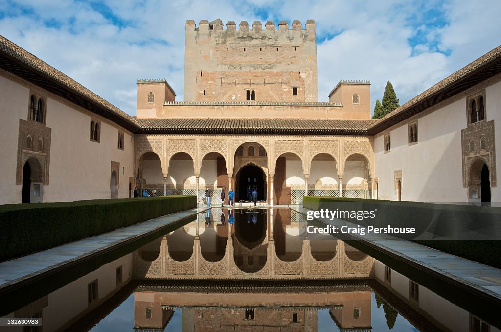 Patio de los Arrayanes, in the Alhambra