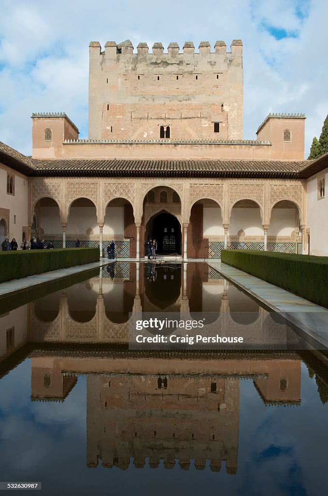 Patio de los Arrayanes, in the Alhambra
