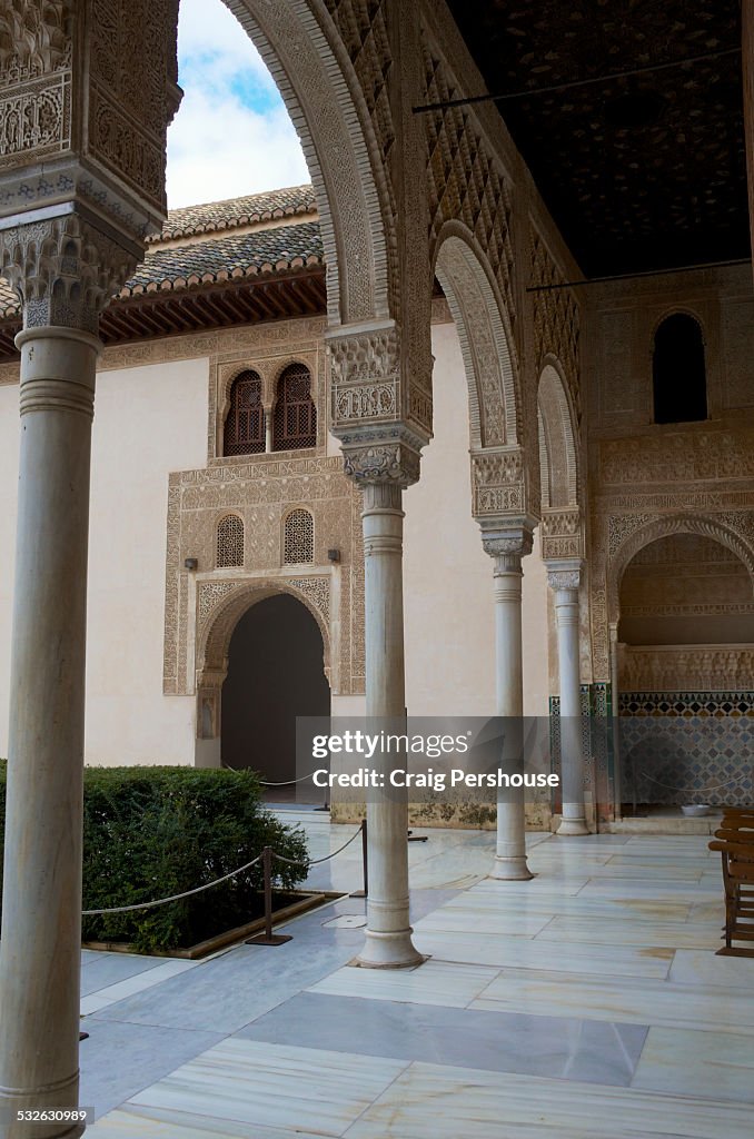 Patio de los Arrayanes, in the Alhambra