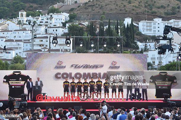 70th Tour of Spain 2015 / Team Presentation Team COLOMBIA / CANO ARDILA Alex / DUARTE AREVALO Fabio Andres / DUQUE Leonardo Fabio / PEDRAZA MORALES...