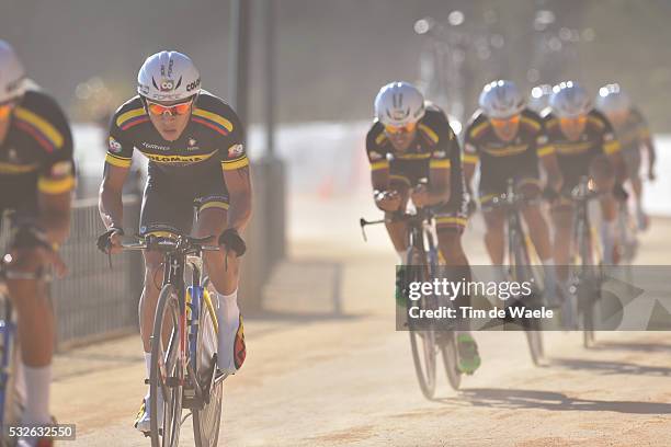 70th Tour of Spain 2015 / Stage 1 Team COLOMBIA / CANO ARDILA Alex / DUARTE AREVALO Fabio Andres / DUQUE Leonardo Fabio / PEDRAZA MORALES Walter...