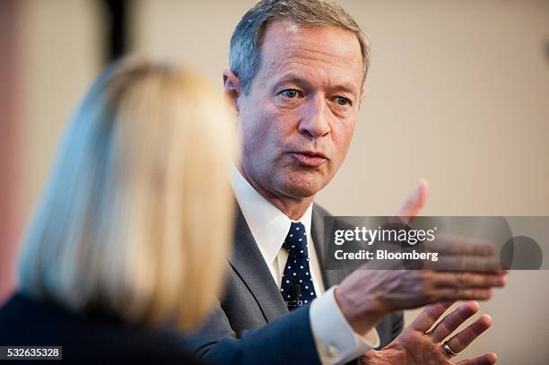 Martin O'Malley, former governor of Maryland, speaks during a discussion at the Future of Cities forum in Washington, D.C., U.S., on Thursday, May...