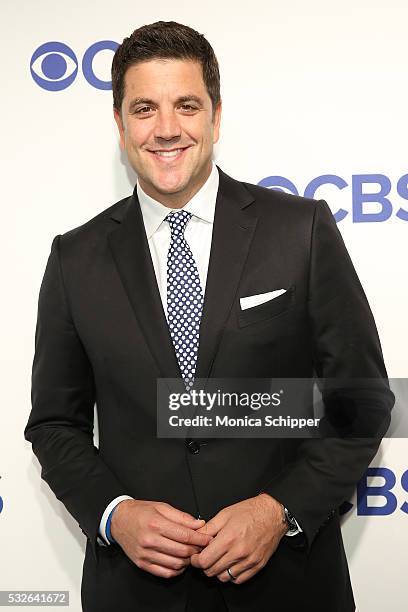 Journalist Josh Elliott attends the 2016 CBS Upfront at Oak Room on May 18, 2016 in New York City.