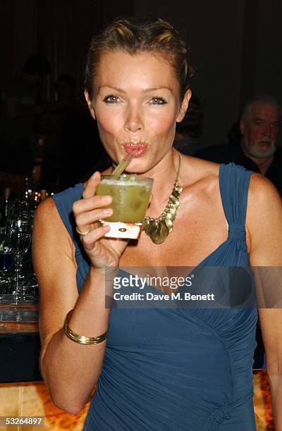 Nell McAndrew attends the aftershow party following the UK Premiere of "The Skeleton Key," at W'Sens on July 20, 2005 in London, England.