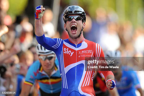 Road World Champ. 2011 / Men Elite Arrival / Mark CAVENDISH Celebration Joie Vreugde / Rudersdal - Rudersdal / Hommes Mannen / UCI Road World...