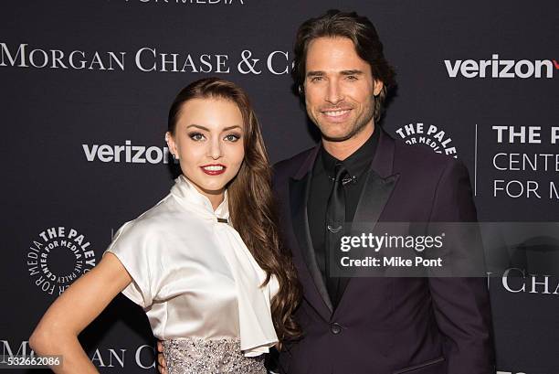 Cecilia Galliano and Sebastian Rulli attend the 2016 Paley Center for Media's Tribute To Hispanic Achievements In Television at Cipriani Wall Street...