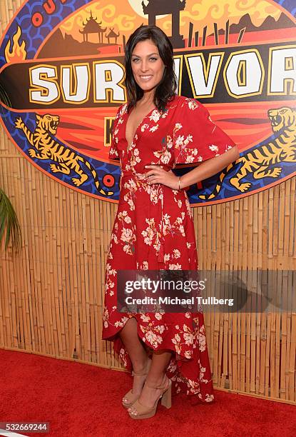 Survivor: Kaoh Rong" winner Michele Fitzgerald attends CBS's "Survivor: Kaoh Rong" Season Finale Party at CBS Studios - Radford on May 18, 2016 in...