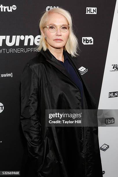 Actress Ellen Barkin attends the Turner Upfront 2016 arrivals at The Theater at Madison Square Garden on May 18, 2016 in New York City.