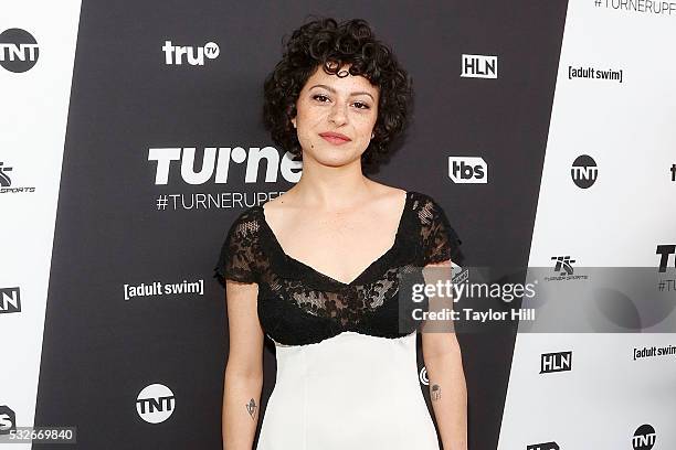 Actress Alia Shawkat attends the Turner Upfront 2016 arrivals at The Theater at Madison Square Garden on May 18, 2016 in New York City.