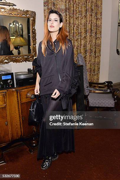 Ioanna Gika attends Catherine Quin Dinner at Chateau Marmont on May 18, 2016 in Los Angeles, California.