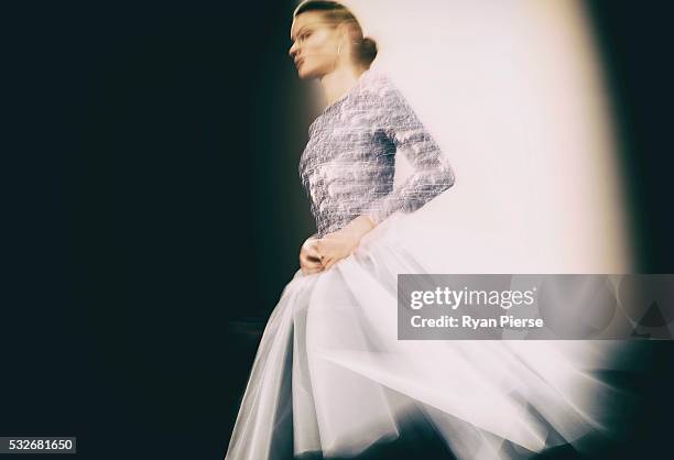 Models showcase designs during the Swim show during Mercedes-Benz Fashion Week Australia at Carriageworks on May 19, 2016 in Sydney, New South Wales.