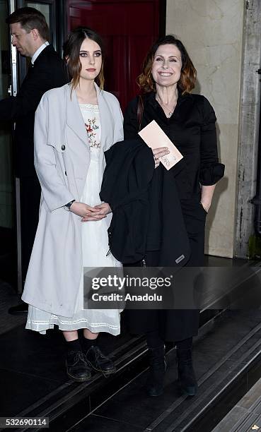 Alison Moyet attends the Ivor Novello Awards in London, England on May 19, 2016.