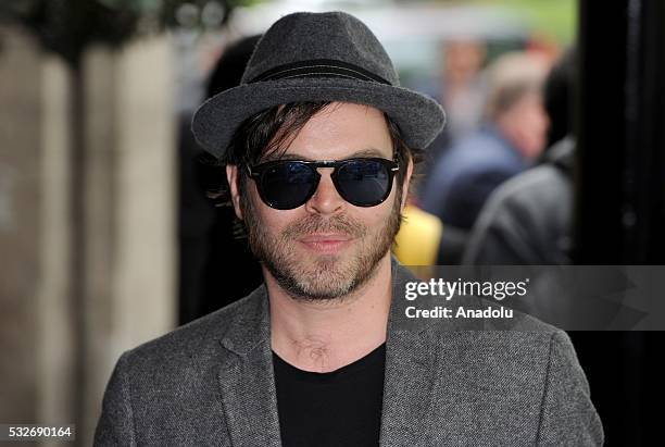 Gaz Coombes attends the Ivor Novello Awards in London, England on May 19, 2016.