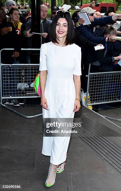 Marina Lambrini Diamandis attends the Ivor Novello Awards in London, England on May 19, 2016.