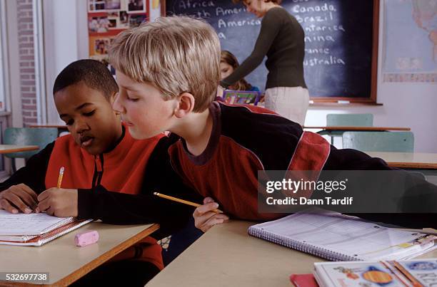 150 Child Cheating On Test Stock Photos, High-Res Pictures, and Images ...