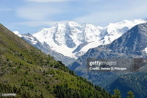 Scenes from St Moritz, Switzerland, including the Swiss Alps on June 24, 2015 in St Moritz, Switzerland.