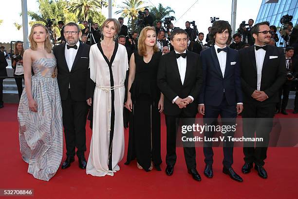 Maria Dragus, Adrian Titieni, Lia Bugnar, Malina Manovici, Cristian Mungiu, Rares Andri and guest attend the "Graduation " Premiere during the 69th...