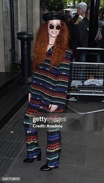 Jess Glynne attends the Ivor Novello Awards in London, England on May 19, 2016.