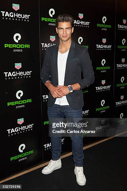 Spanish actor Maxi Iglesias presents "Tag Heuer Connected" on May 19, 2016 in Madrid, Spain.
