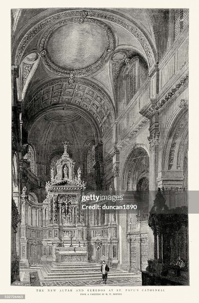 Altar and Reredos at St Paul's Cathedral