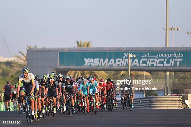 1th Abu Dhabi Tour 2015 / Stage 4 Illustration Illustratie / Peleton Peloton / Landscape Paysage Landschap / Yas Marina Circuit / Yas Marina Circuit...