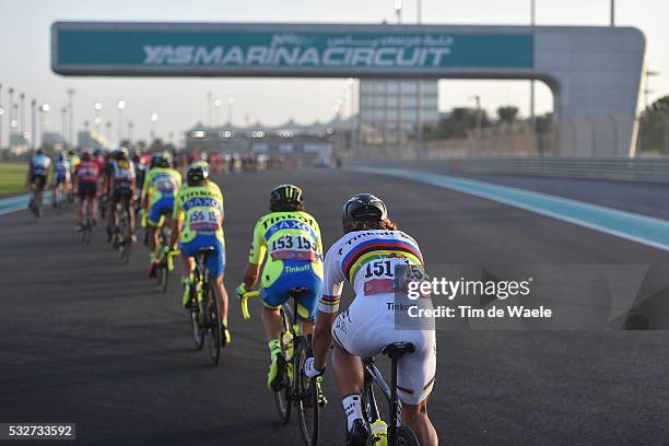 1th Abu Dhabi Tour 2015 / Stage 4 Illustration Illustratie / Peleton Peloton / Landscape Paysage Landschap / Yas Marina Circuit / SAGAN Peter / BOARO...